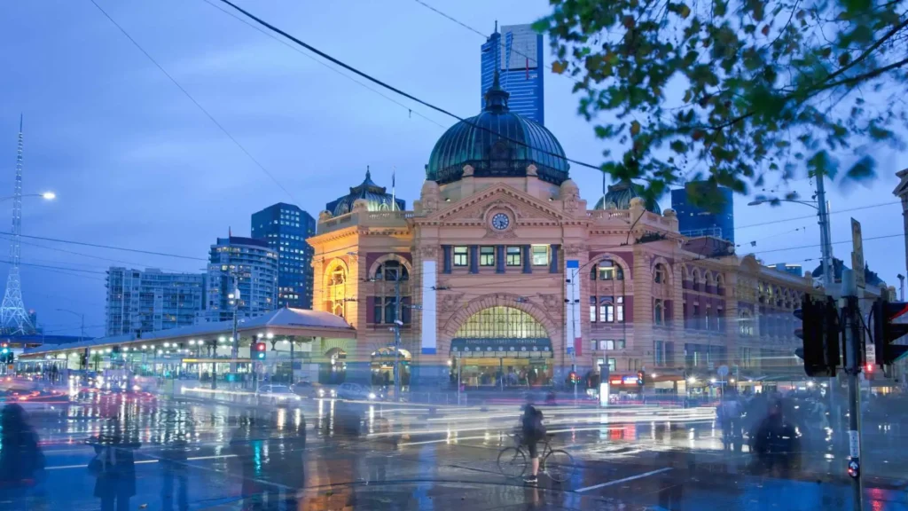 Enchanted Flinders Street Station - Melbourne Local Guide - Flinders Street Station in Rain